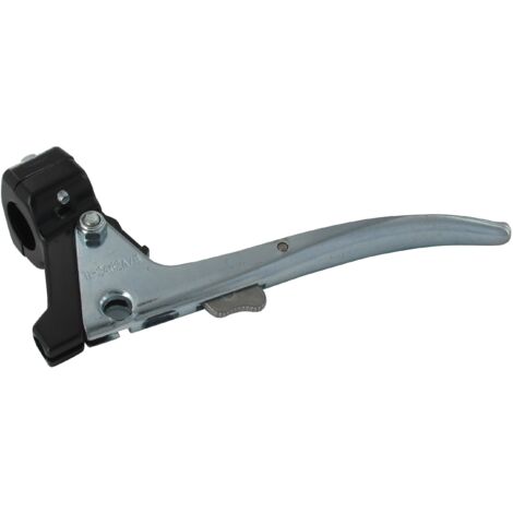 Manette d'embrayage métallique 22 mm – Adaptable pour guidon – Finition noire métallisée – Conçue pour usage professionnel
