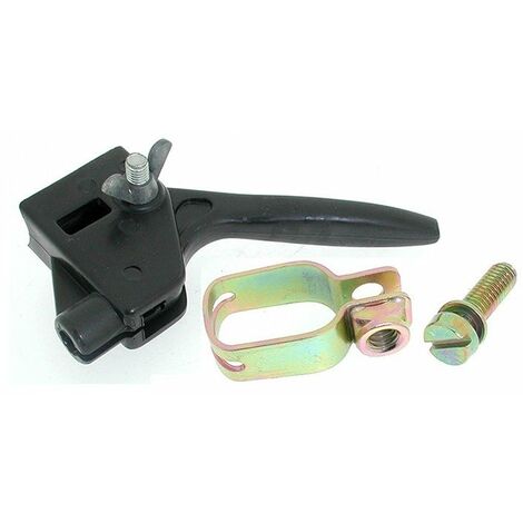 Manette d'accélération universelle pour débroussailleuse à dos – Poignée courte pour tube ø 16mm – Adaptable et précise pour contrôle de vitesse (1/2)