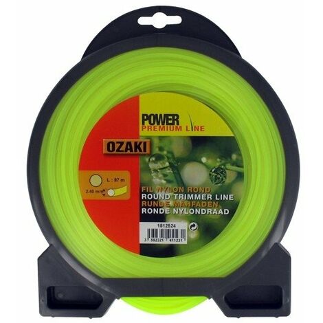 Coque fil nylon rond OZAKI 87 m diamètre 2,40 mm