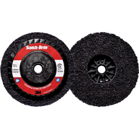 Disque abrasif gros grain avec plaque Ř 125 mm XT-RD PRO 3M (1/4)