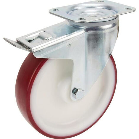 Roulettes pivotantes à bandage en polyuréthane TENTE 3477UAR160P63 (1/4)