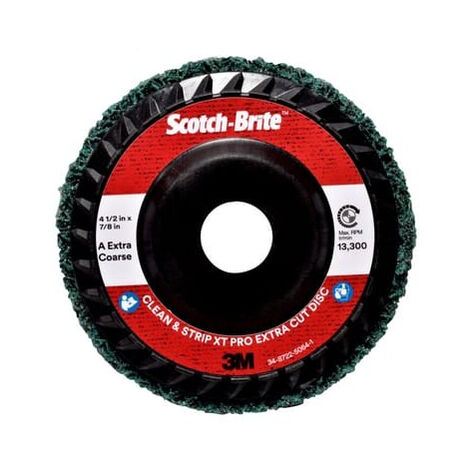 Disque abrasif gros grain avec plaque Ř 125 mm XT-RD PRO Extra Cut 3M (1/5)