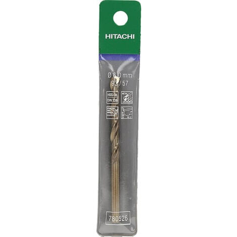 Mèche à métal 6,0mm HIKOKI 780526 (1/3)