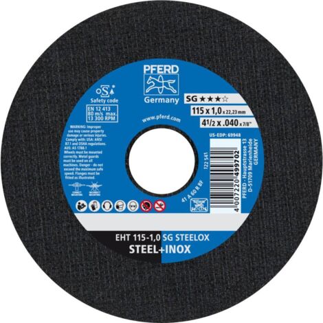 Disque à couper PFERD GD1151MPINOX