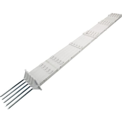 Piquet AKO 443492 – Longueur 125 cm – Clou zingué pour maintien optimal – Lot de 5 pcs pour clôture électrique – Kerbl - 443492P005