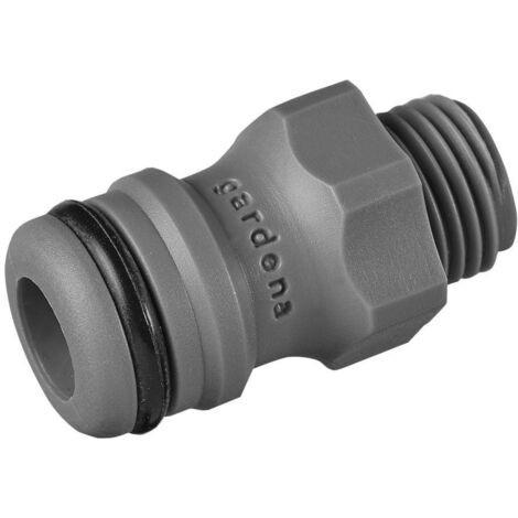 Adaptateur rapide 1/4 Inch – Raccord droit BSP 16 mm – Installation sans outil – Pour pulvérisateurs Gardena (1/5)