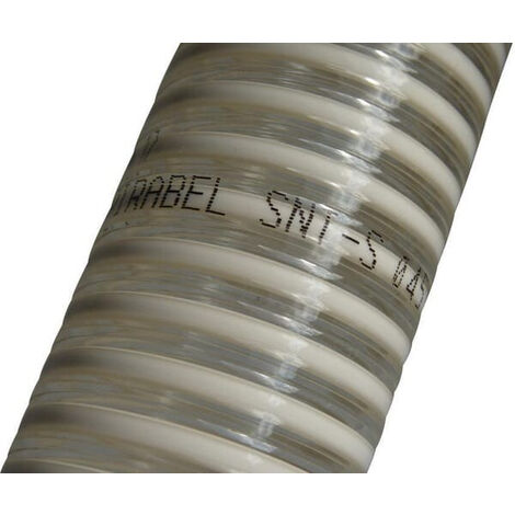 Tuyau De Refoulement Spiralé 5m - 25mm Diamètre, Renforcé, Bassin, Arrosage - Noir
