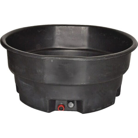 Abreuvoir pour bovins et chevaux – Volume 600 l – En polyéthylène recyclé – Débit d'eau important – Facile à nettoyer – La Buvette - BUE102 (1/3)