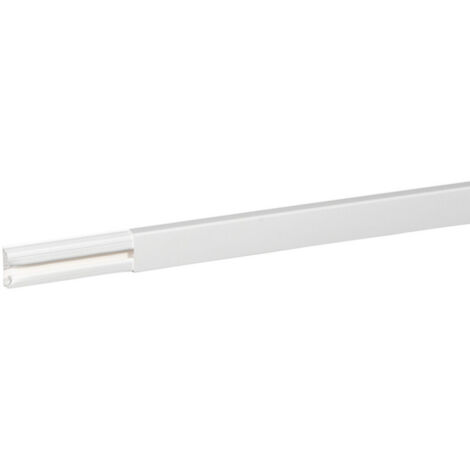 Legrand – Moulure à membrane 1 compartiment 32 x 12,5 mm – Longueur 2,1 m – PVC blanc – Fixation par collage – Indice IP40