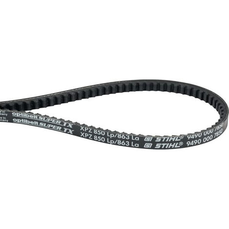 Courroie De Tondeuse à Gazon STIHL TS700 - Référence 94910007920 - Longueur 998 Mm, Largeur 14.4 Mm - En Caoutchouc Renforcé