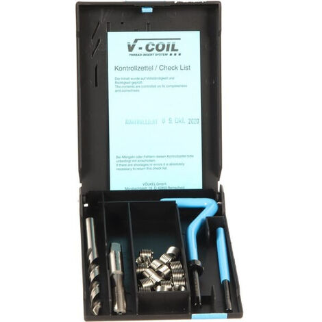 V-Coil 0007616510110 – Set Ripara Filettature Per M2,5 X 0,45