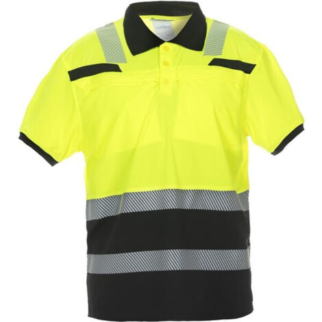 Polo à manches courtes jaune-noir taille XL HYDROWEAR 040445YBXL (1/2)