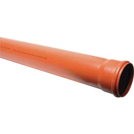 Ostendorf kg KG tuyau SN 4 Coex 221010 DN/OD 125 x 3,2 mm, 1000 mm, avec manchon