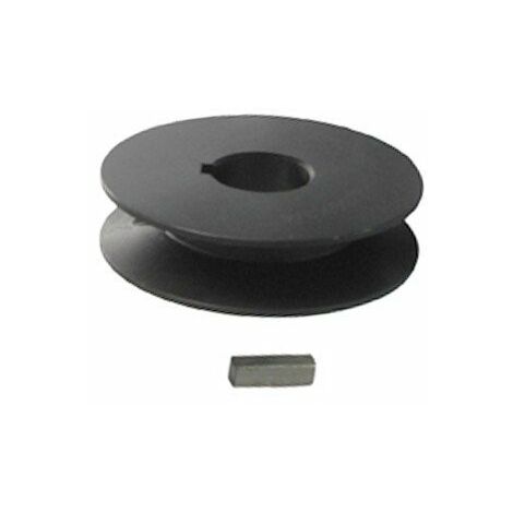 Poulie clavetée en acier 63,5mm – Alésage 19,05mm – Clavetage 4,76mm – Pour courroie de 1/2'' (12,7mm)