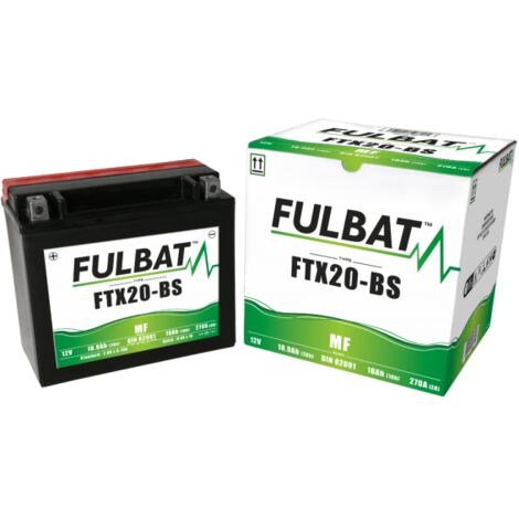 Batterie YTX20BS + à gauche - sans entretien (1/2)