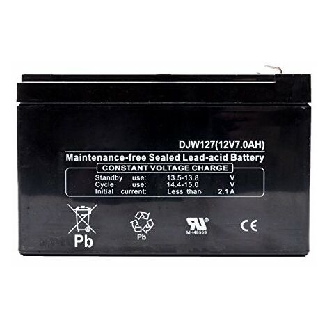 Batterie adaptable DJW127 – Compatible CASTELGARDEN, FLYMO, ROVER, WOLF – Tension 12V – Usage tondeuses à gazon