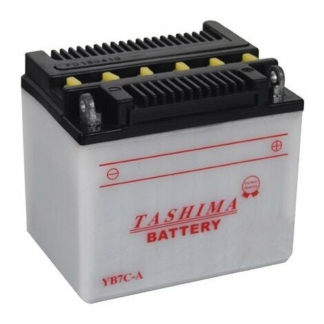 Batterie moto 12V 7Ah YB7CA – Technologie AGM – Résistante aux vibrations – Pour Yamaha et autres modèles compatibles