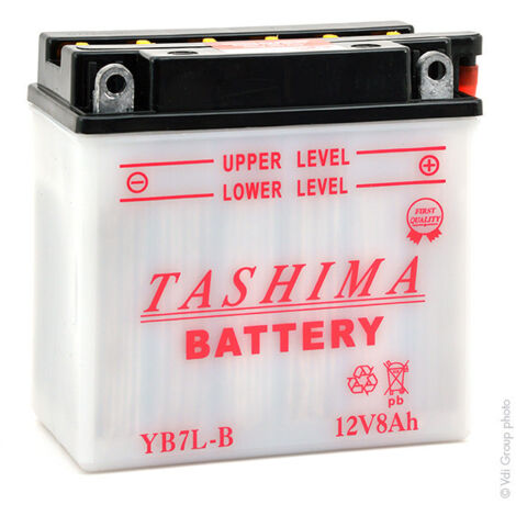 Batterie YB7LB + à droite