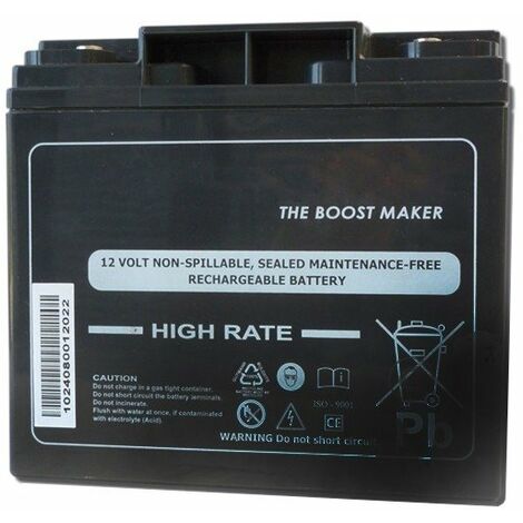 Batterie 12V 760A – Borne positive à droite – Démarrage fiable pour véhicules – Type origine