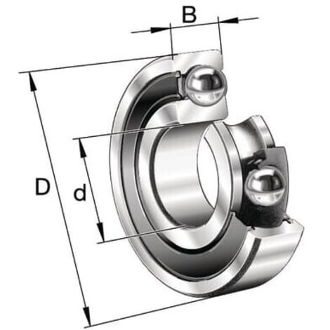 Nucleo608ZZ 100 ZZ roulement à billes à gorge profonde 8x22x7 MM 10-608