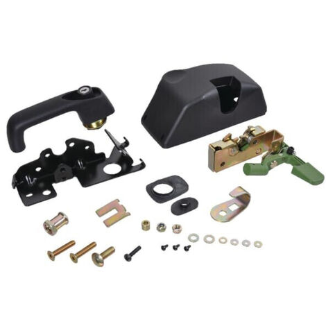 Poignée De Volant John Deere MCXFA1567 - Noir Et Jaune Avec Logo Officiel - Fixation Universelle 22-31,7 Mm