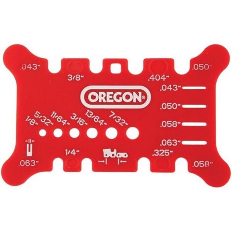 Oregon – Outil de mesure pour jauge d'épaisseur – Précision 0,1mm – Pour bois dur et teck – 556418