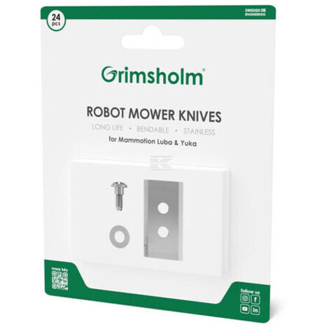 Lames De Rechange Pour Robots Tondeuses WORX – Lot De 12 – Compatible LANDROID Et Modèles WG