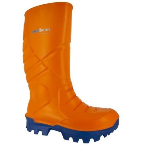 NORATHERM S5 Boot Scurit de la botte d'eau pour l'agriculture, Orange, Semelle bleue, Taille 39 (1/4)