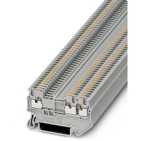 Bloc de jonction simple Phoenix Contact PT 1,5/S-TWIN 3208155 gris 50 pc(s) S68539
