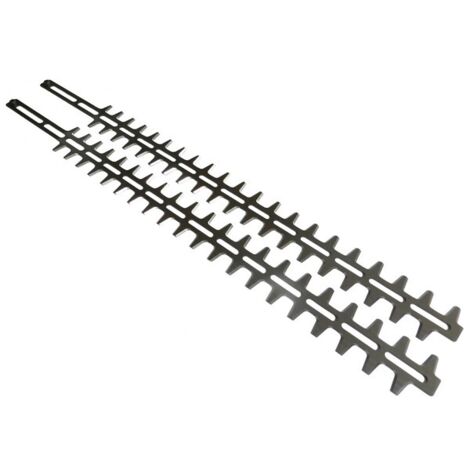 Jeu de lames taille haies 60 cm – Accessoire pour taille-haie – Coupe nette pour bois dur – Compatible avec Stihl HS81T (1/3)