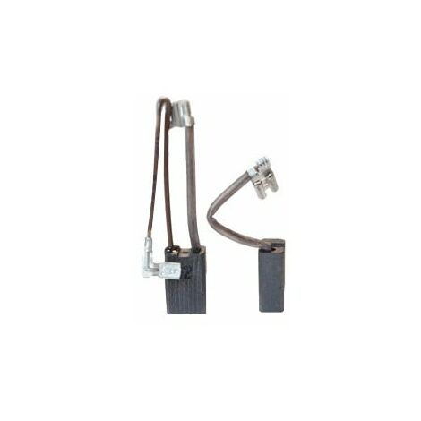 Jeu de 2 charbons adaptable pour outils SPIT – Dimensions 6.3 x 10 x 15.5mm – Performance optimale pour remplacement facile