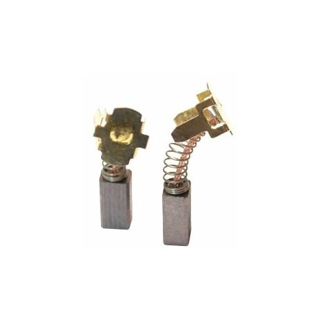 Jeu de 2 charbons adaptables Hitachi – Dimensions 5 x 6 x 11 mm – Performance optimale pour outils électriques
