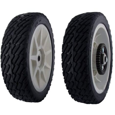 Roue de traction plastique adaptable pour tondeuse TORO/WHEEL HORSE 20710 20711 20716 – Pignon 43 dents – Alésage 12,7mm – Diamètre 209mm – Greenstar