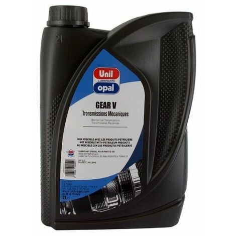 Huile de ricin 2L UNIL OPAL pour transmission à engrenage en bronze