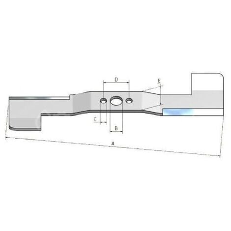 Lame soufflante 455mm GGP - CASTELGARDEN 181004458/0