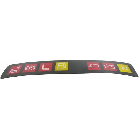 Autocollant De Tableau De Bord Pour Microtracteur Origine Stiga.
