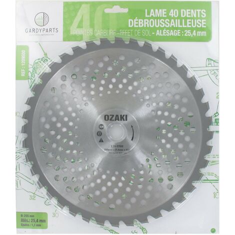 Lame 40 dents 25,5cm UNIVERSELLE (1/2)