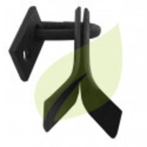 Fléau adaptable pour tondeuse Carroy Giraudon – Compatible Tornedo et Wiwexa – Longueur 115mm, largeur 20mm, épaisseur 3mm – Greenstar