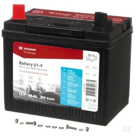 Batterie moto 12V 28Ah 300A – Démarrage haute performance – Borne + à droite – Longue durée de vie (1/4)