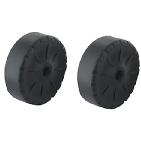 Jeu de 2 roues pour aspirateur/souffleur/broyeur 2800W DPR8121627801 – Roues de mobilité – Conçues pour maniabilité optimale - Dpr8121-627801bk
