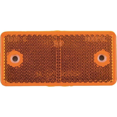 Catadioptre rectangle orange 94x44mm à visser GOPART LA75002 (1/2)