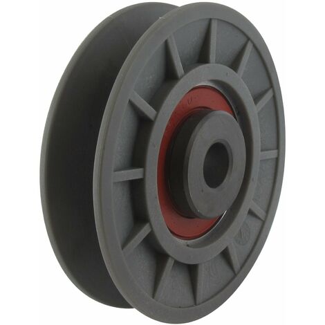 Poulie tendeur de courroie trapézoïdale pour moteur thermique – Diamètre extérieur 73mm – Largeur 17mm – Compatible modèles Stiga Park et Villa