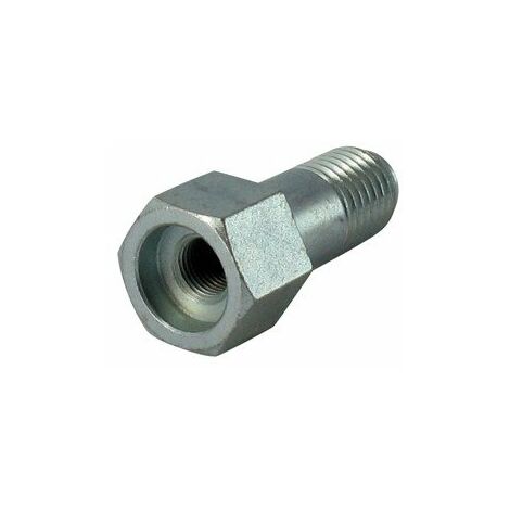 Adaptateur femelle M10 X 1,00 mm pour têtes pro à deux fils – Sens gauche – Compatible TECOMEC – Usage jardinage professionnel (1/2)