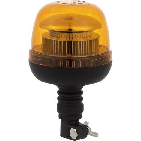 Gyrophare LED Orange Puissant, Gyrophare Bleu Voiture, Lampe Stroboscopique  LED Voiture, Gyrophare Tracteur Agricole à Pile Sans Fil Aimanté, Voiture