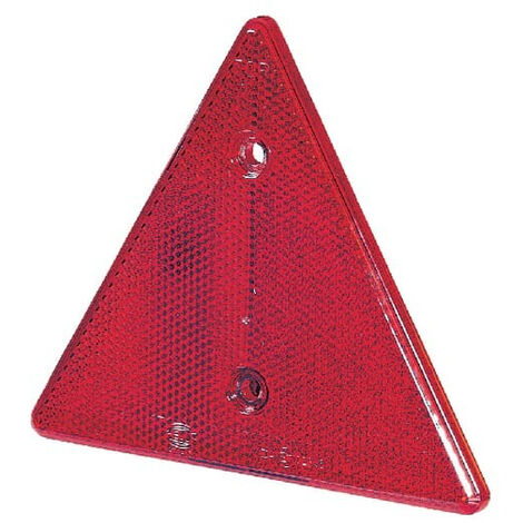 Lot Réflecteurs Remorque Qiping 2 Triangles Rouges + 8 Circulaires Jaune Rouge Blanc