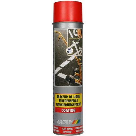 Peinture de marquage rouge MOTIP 000221 (1/3)