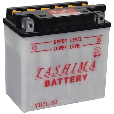 Batterie YB7LB2 pour moto – 12V – Capacité 7Ah – Technologie plomb-acide – Compatible avec MBK, HONDA, HARLEY-DAVIDSON, YAMAHA