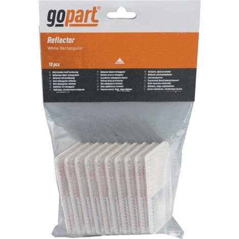 Catadioptre rectangle blanc 94x44mm GOPART LA75004 (1/3)