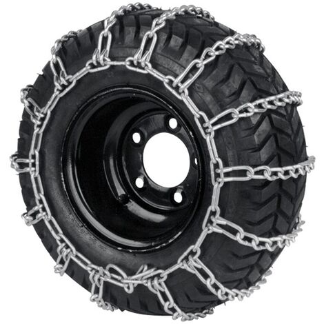 Chaînes à neige 10 x 3,75 – Très haute qualité pour traction optimale sur neige et glace – Adaptables à plusieurs dimensions de pneus