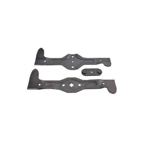 Lame de tondeuse 92 cm pour Husqvarna – Kit de 4 lames de mulching et décroissement – 532426322 – AYP (1/5)